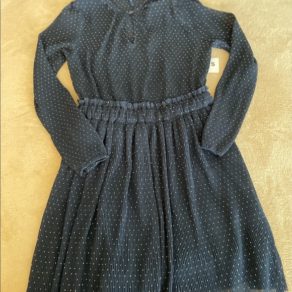 Pepe Jeans Polka Dot Long Sleeve Dress - Size S - Picture 7 of 12
